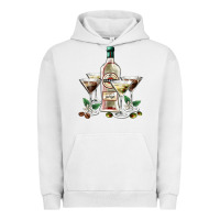 Pigment Lunar Rock martini glasses and martini bottle Urban Hoodie - AdoDesignShop