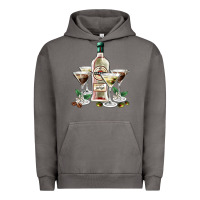 Pigment Tornado martini glasses and martini bottle Urban Hoodie - AdoDesignShop