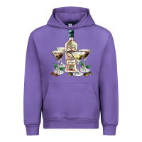Tulip martini glasses and martini bottle Urban Hoodie - AdoDesignShop