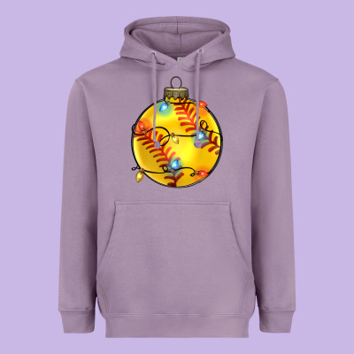Christmas  Softball Heavyweight Hoodie Designed By Zillion Design Studio