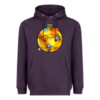 Plum christmas  softball Heavyweight Hoodie - Zillion Design Studio
