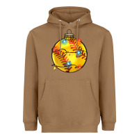 Toasted Coconut christmas  softball Heavyweight Hoodie - Zillion Design Studio
