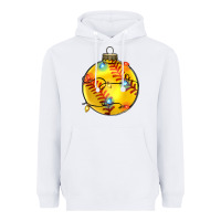 White christmas  softball Heavyweight Hoodie - Zillion Design Studio