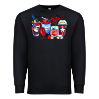 Black American nurse coffee cups Premium Sweatshirt - Zillion Design Studio