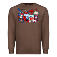 Chestnut American nurse coffee cups Premium Sweatshirt - Zillion Design Studio