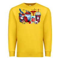 Lemon American nurse coffee cups Premium Sweatshirt - Zillion Design Studio