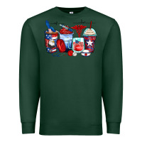 Sports Green American nurse coffee cups Premium Sweatshirt - Zillion Design Studio