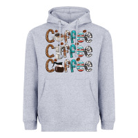Heather Grey coffee coffee coffee Heavyweight Hoodie - texasbilliewilder