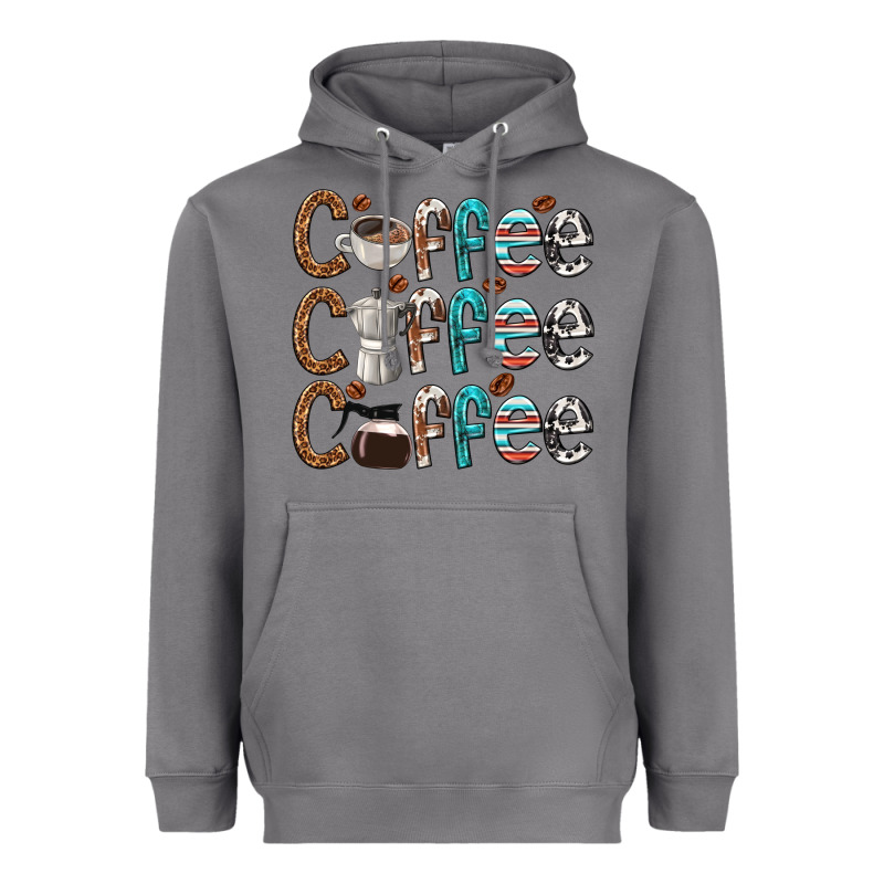 Coffee Coffee Coffee Heavyweight Hoodie by texasbilliewilder | Teevron