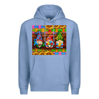Colony Blue autism gnomes Premium Hoodie - AdoDesignShop