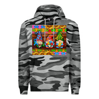 Slate Camo autism gnomes Premium Hoodie - AdoDesignShop