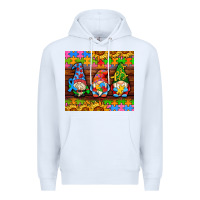 White autism gnomes Premium Hoodie - AdoDesignShop