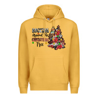 Mustard rocking around the christmas tree Premium Hoodie - JahusDesignShop