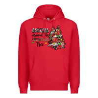 Red rocking around the christmas tree Premium Hoodie - JahusDesignShop