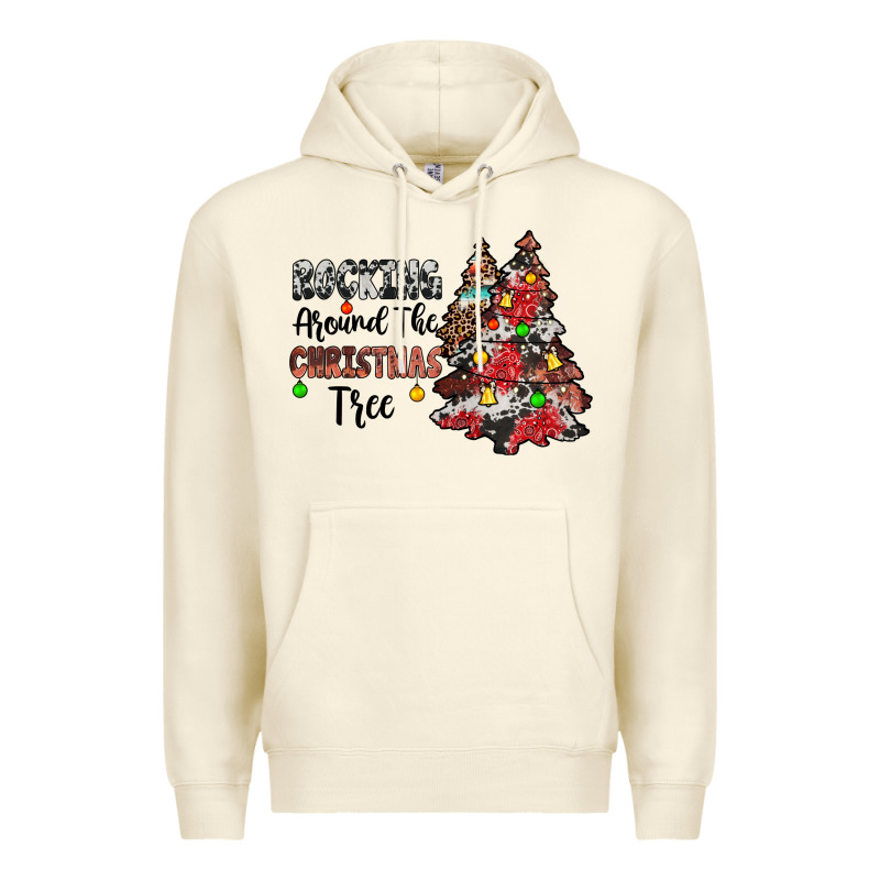 Rocking Around The Christmas Tree Premium Hoodie by JahusDesignShop | Teevron