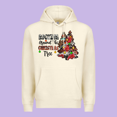 Rocking Around The Christmas Tree Premium Hoodie Designed By Jahusdesignshop