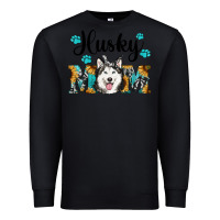 Black husky mom western Premium Sweatshirt - RanaPortraitStore