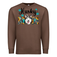 Chestnut husky mom western Premium Sweatshirt - RanaPortraitStore