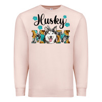 Pale Pink husky mom western Premium Sweatshirt - RanaPortraitStore