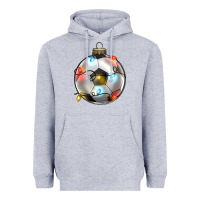 Heather Grey christmas  soccer Heavyweight Hoodie - Zillion Design Studio