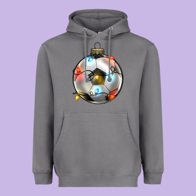 Christmas  Soccer Heavyweight Hoodie Designed By Zillion Design Studio