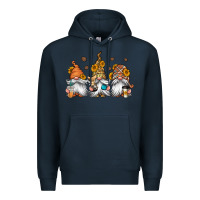 Navy coffee gnomes Premium Hoodie - Jasminsmagicworld
