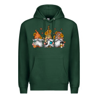 Sports Green coffee gnomes Premium Hoodie - Jasminsmagicworld