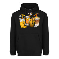 Black coffee cups bumble bee Heavyweight Hoodie - texasbilliewilder