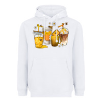 White coffee cups bumble bee Heavyweight Hoodie - texasbilliewilder