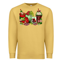 Antique Gold wine coffee cups Premium Sweatshirt - Zillion Design Studio