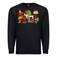 Black wine coffee cups Premium Sweatshirt - Zillion Design Studio