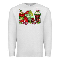 Oatmeal Heather wine coffee cups Premium Sweatshirt - Zillion Design Studio