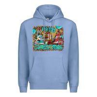 Colony Blue merry christmas Premium Hoodie - JahusDesignShop