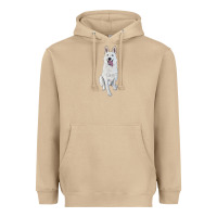 Mushroom Hand Drawing White Shepherd Heavyweight Hoodie - RanaPortraitStore