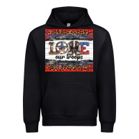 Black armed forces day love our troops Urban Hoodie - Artiststas