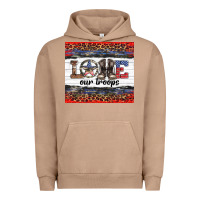 Pigment Burro armed forces day love our troops Urban Hoodie - Artiststas