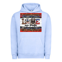 Pigment Grape Ice armed forces day love our troops Urban Hoodie - Artiststas
