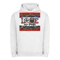 Pigment Lunar Rock armed forces day love our troops Urban Hoodie - Artiststas
