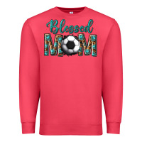 Cardinal western blessed mom with soccer Premium Sweatshirt - texasbilliewilder