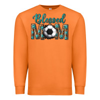 Carrot western blessed mom with soccer Premium Sweatshirt - texasbilliewilder