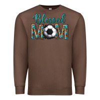 Chestnut western blessed mom with soccer Premium Sweatshirt - texasbilliewilder
