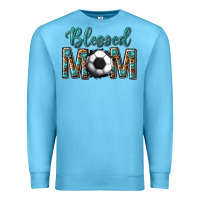 Ocean Blue western blessed mom with soccer Premium Sweatshirt - texasbilliewilder