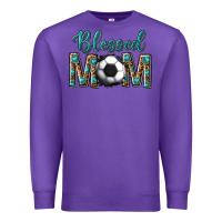 Western Blessed Mom With Soccer Premium Sweatshirt | Teevron