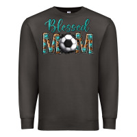 Smoke western blessed mom with soccer Premium Sweatshirt - texasbilliewilder