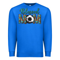 True Royal western blessed mom with soccer Premium Sweatshirt - texasbilliewilder
