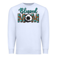 White western blessed mom with soccer Premium Sweatshirt - texasbilliewilder