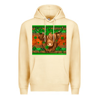 Pina Colada st patricks day long haired cow Premium Hoodie - Jasminsmagicworld
