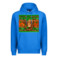 True Royal st patricks day long haired cow Premium Hoodie - Jasminsmagicworld