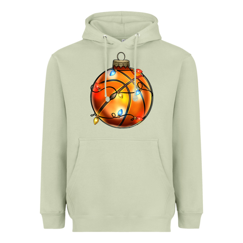 Christmas  Baskerball Heavyweight Hoodie by Zillion Design Studio | Teevron