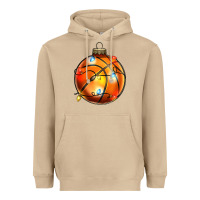Mushroom christmas  baskerball Heavyweight Hoodie - Zillion Design Studio